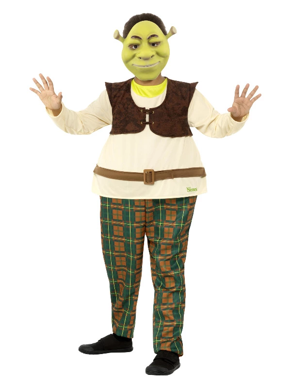 Smiffys Shrek Kids Deluxe Costume, Green 3 Smiffys Shrek Kids Deluxe Costume, Green