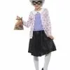Smiffys David Walliams Deluxe Gangsta Granny Costume, Purp -Wigs Shop 41514