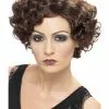 Smiffys 20s Flirty Flapper Wig, Brown -Wigs Shop 42004