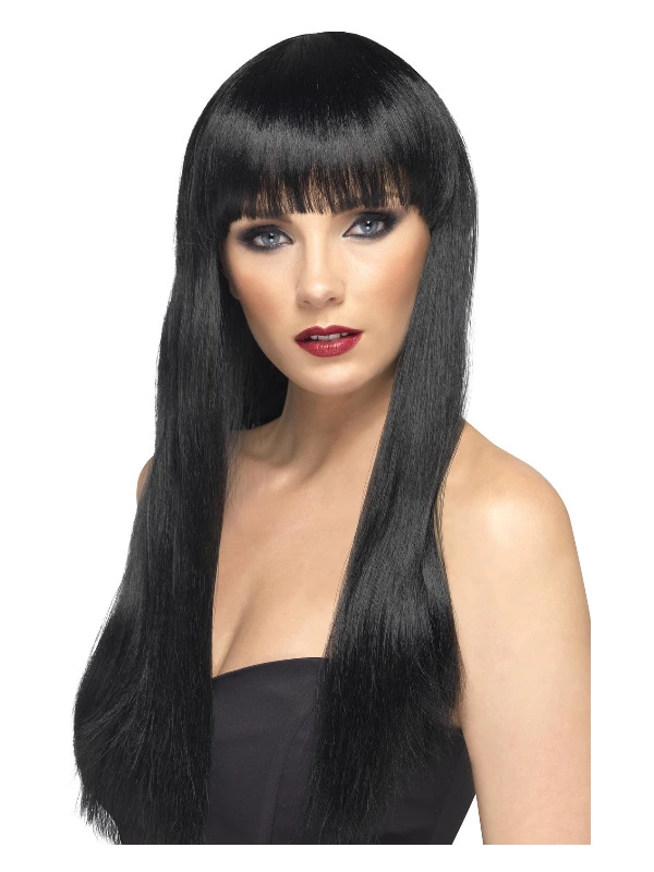 Smiffys Beauty Wig, Black 3 Smiffys Beauty Wig, Black