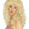 Smiffys Boogie Babe Wig, Blonde -Wigs Shop 42065