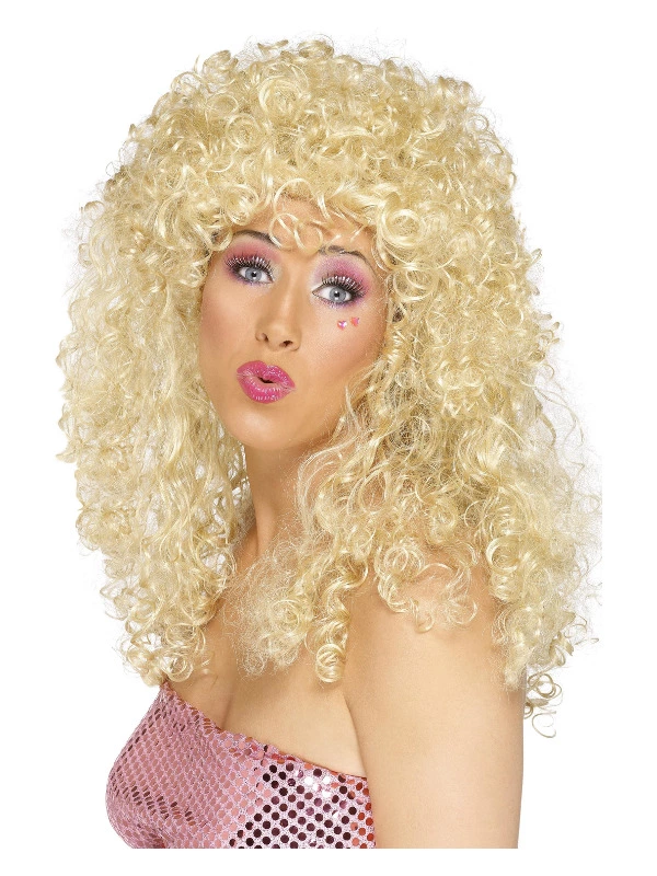 Smiffys Boogie Babe Wig, Blonde 3 Smiffys Boogie Babe Wig, Blonde