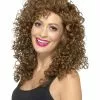 Smiffys Boogie Babe Wig, Brown -Wigs Shop 42066