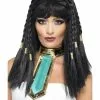 Smiffys Cleopatra Wig, Black -Wigs Shop 42081