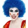 Smiffys Crazy Clown Wig, Blue -Wigs Shop 42083