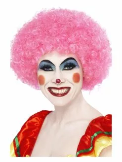 Smiffys Crazy Clown Wig, Pink