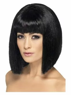 Smiffys Coquette Wig, Black