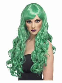 Smiffys Desire Wig, Green