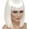 Smiffys Glam Wig, White -Wigs Shop 42144