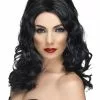 Smiffys Glamorous Wig, Black -Wigs Shop 42146