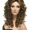 Smiffys Glamour Wig, Brown -Wigs Shop 42150