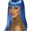 Smiffys Glamourama Wig, Neon Blue -Wigs Shop 42158