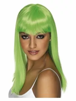 Smiffys Glamourama Wig, Neon Green