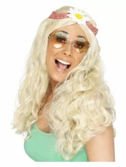 Smiffys Groovy Wig, Blonde