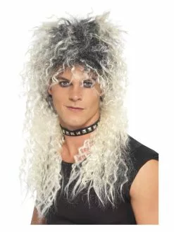 Smiffys Hard Rocker Wig, Blonde