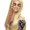 Smiffys Hippy Party Wig, Blonde 2 Smiffys Hippy Party Wig, Blonde -Wigs Shop 42184