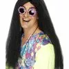 Smiffys Hippy Wig, Black -Wigs Shop 42185
