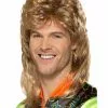 Smiffys Mullet Wig, Brown 1 Smiffys Mullet Wig, Brown -Wigs Shop 42196