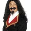Smiffys Musketeer Wig, Black -Wigs Shop 42212