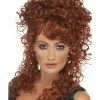 Smiffys Saloon Girl Wig, Auburn -Wigs Shop 42243