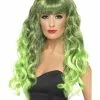 Smiffys Siren Wig, Green 1 Smiffys Siren Wig, Green -Wigs Shop 42262