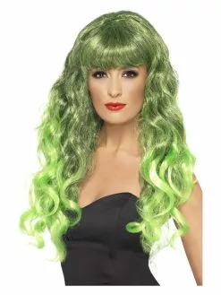 Smiffys Siren Wig, Green