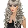 Smiffys Siren Wig, Silver -Wigs Shop 42268