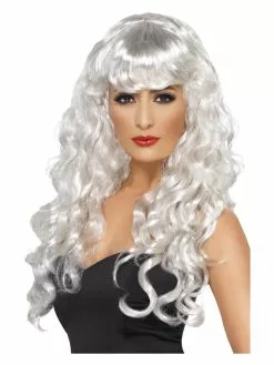 Smiffys Siren Wig, White