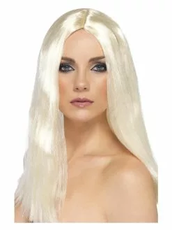 Smiffys Star Style Wig, Blonde