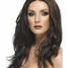 Smiffys Superstar Wig, Dark Brown -Wigs Shop 42290