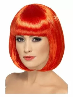 Smiffys Partyrama Wig, 12 Inch, Red