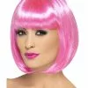 Smiffys Partyrama Wig, 12 Inch, Pink -Wigs Shop 42392