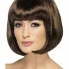 Smiffys Partyrama Wig, 12 Inch, Brown -Wigs Shop 42394