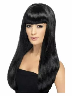 Smiffys Babelicious Wig, Black
