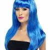 Smiffys Babelicious Wig, Blue 2 Smiffys Babelicious Wig, Blue -Wigs Shop 42423