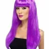 Smiffys Babelicious Wig, Purple -Wigs Shop 42424
