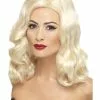 Smiffys 20s Luscious Long Wig, Blonde -Wigs Shop 42461