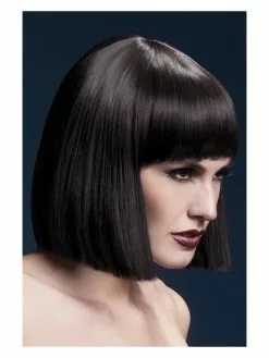 Smiffys Fever Lola Wig, Brown