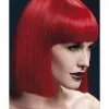 Smiffys Fever Lola Wig, Red -Wigs Shop 42496
