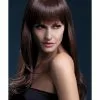 Smiffys Fever Sienna Wig, Brown -Wigs Shop 42551