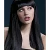 Smiffys Fever Alexia Wig, Black -Wigs Shop 42577