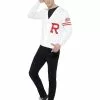 Smiffys Grease Rydell Prep Costume, White -Wigs Shop 42898