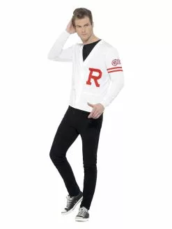 Smiffys Grease Rydell Prep Costume, White