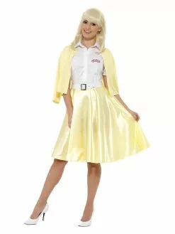 Smiffys Grease Sandy Costume, Yellow