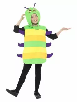 Smiffys Caterpillar Costume, Multi-Coloured