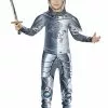 Smiffys Deluxe Armoured Knight Costume, Grey 2 Smiffys Deluxe Armoured Knight Costume, Grey -Wigs Shop 43168