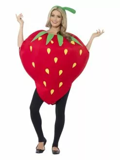 Smiffys Strawberry Costume, Red