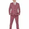 Smiffys Union Jack Suit, Red -Wigs Shop 43520