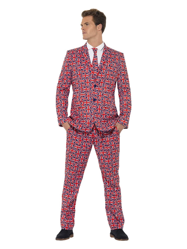 Smiffys Union Jack Suit, Red 3 Smiffys Union Jack Suit, Red
