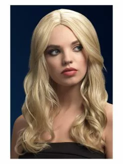 Smiffys Fever Khloe Wig, Dark Blonde